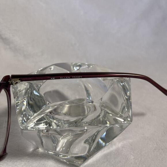 Ellen Tracy Cat Eye Eyeglasses Rhinestone 2x Mag Readers - Picture 4 of 4